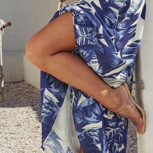 Lagoon Luster Abstract Halter Maxi Dress - Picture 9 of 16